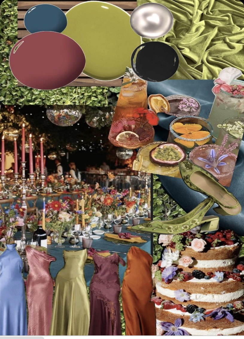 Our wedding palette and mood board